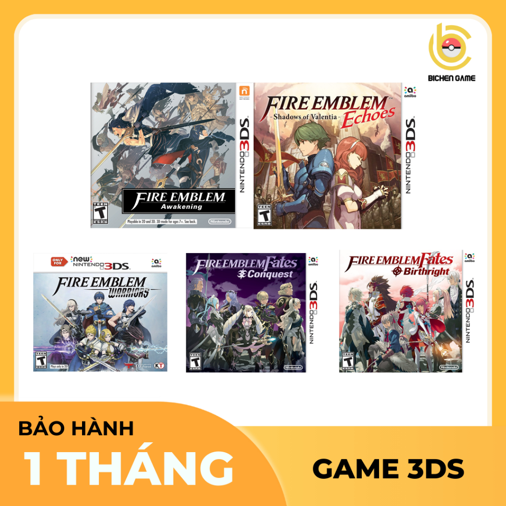 Game Nintendo 3DS Fire Emblem - Game JRPG 3DS