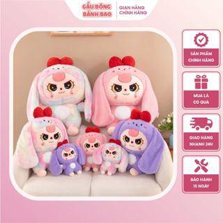 Gấu Bông Baby Three, Thú Nhồi Bông Thỏ Búp Bê Món Quà Sinh Nhật Nhồi Bông Cao Cấp 4000% 6000% 8000%