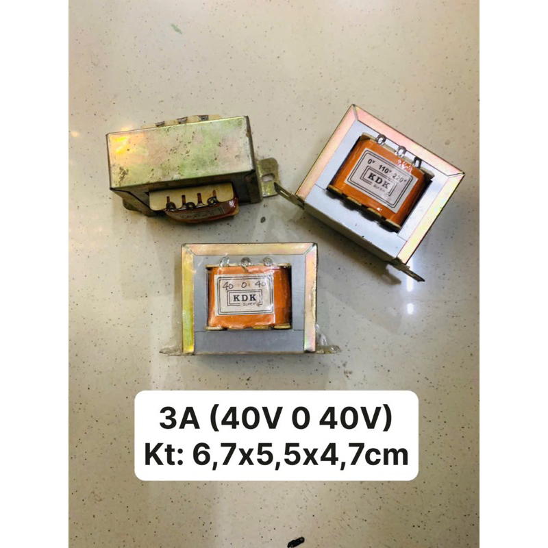 Nguồn đối xứng 40V (40V-0-40V) hàng 100% dây đồng
