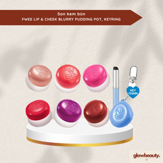 Son kem bùn FWEE Lip & Cheek Blurry Pudding Pot, Keyring [Glow Beauty] [Hàng có sẵn]