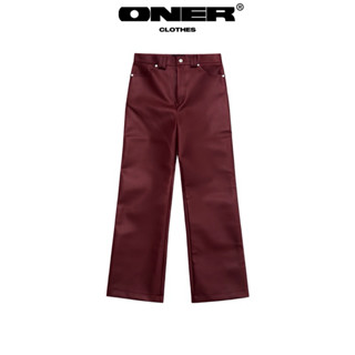 Quần da ONER "Jacobs Brandy Leather Pants" da PU cao cấp
