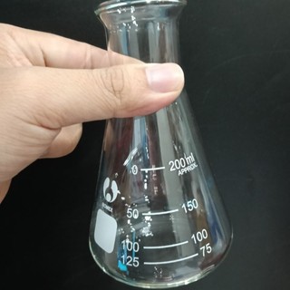 (Bomex) Bình tam giác thủy tinh chịu nhiệt 50ml đến 1000ml thí nghiệm