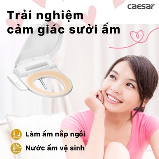 Nắp Bàn Cầu Điện Tử EASELET TAF400H - CAESAR (Hàng Chính Hãng)
