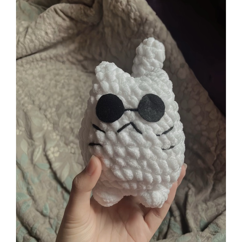 Gojo Cat _ mèo bông Gojo , hàng thủ công handmade