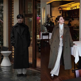 Áo Măng Tô nam nữ Dáng Dài from Unisex HAKY Chất Dạ Text Cao Cấp,