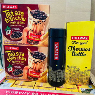 [TẶNG BÌNH GIỮ NHIỆT HILLWAY] Combo 2 Hộp Trà Sữa Trân Châu HILLWAY tặng kèm Bình giữ nhiệt Inox SUS304