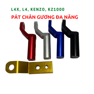 pas bắt l4 chân gương, Gắn đèn l4x, l4 l6x màu đen