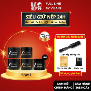 Sáp vuốt tóc nam cao cấp By Vilain Gold Digger, Silver Fox, Dynamite Clay, Wax Zero, Platinum 65ml