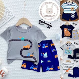 Bộ CỘC MINKY MOM Bé Trai Bé Gái Thun Lạnh Ô Tô Favybaby TN-IN-74