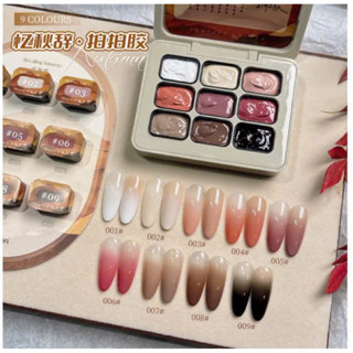 Set 9 màu dặm ombre lòng đào- Beeshi shop