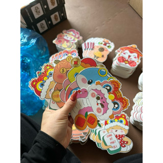 Bao Lì Xì Set 10 Lì Xì Tết 2025 Ất Tỵ Chibi Hoạt Hình Phản Quang Tổng Hợp