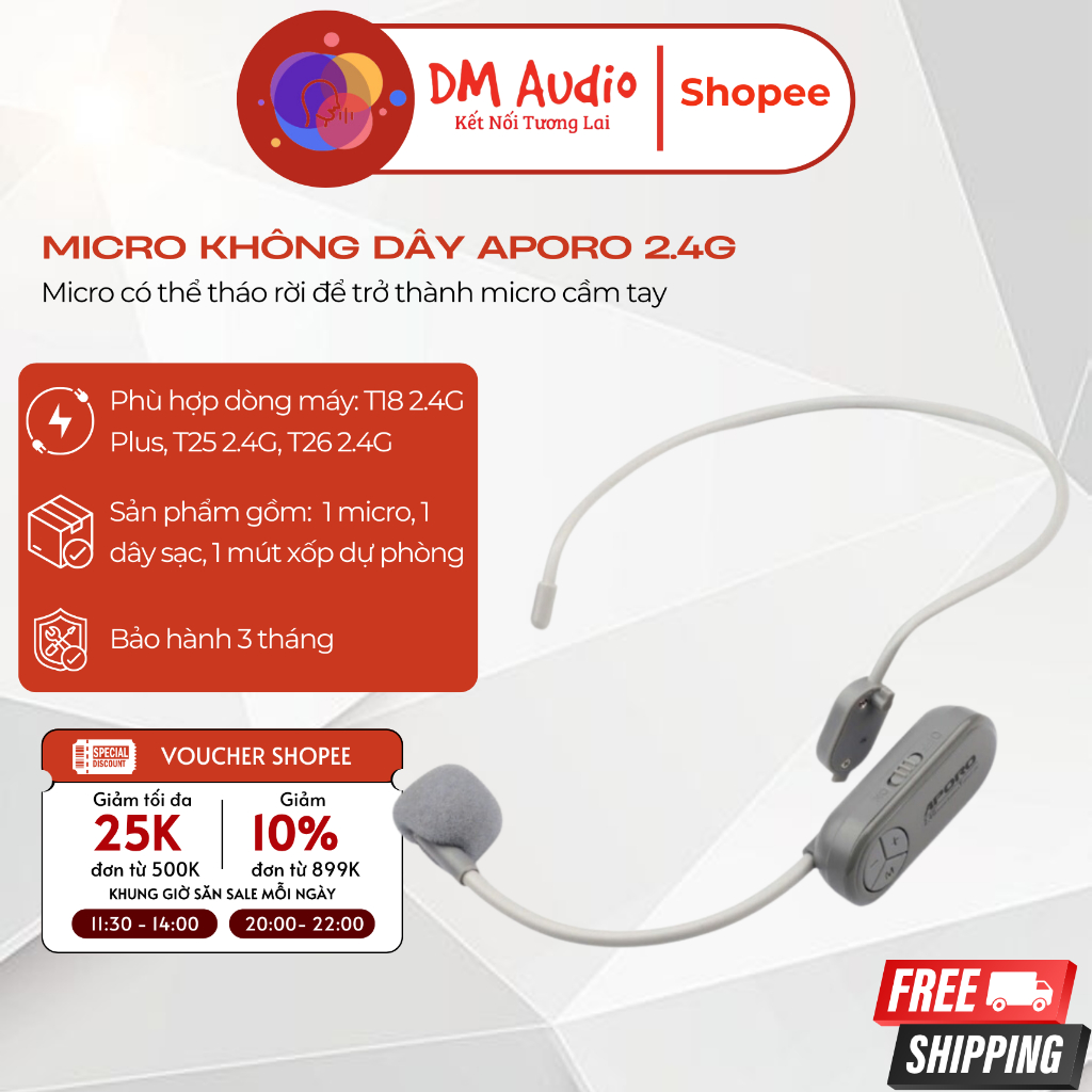 Micro XÁM 2.4G cho máy T18 2.4G Plus,T26 2.4G