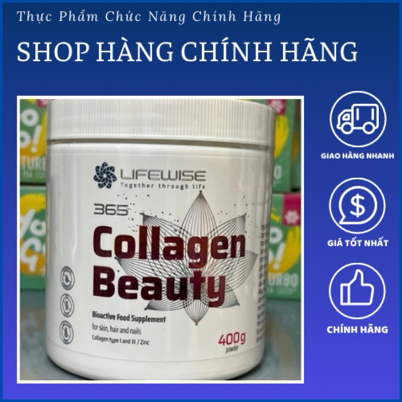 LW Collagen Beauty - Giúp giảm lão hoá, đẹp da, chăm sóc tóc và móng - hộp 400g