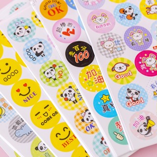   Túi 10 tờ  Sticker khen thưởng học sinh dán sổ cute dễ thương giá rẻ sticker tiếng anh đồ dùng học tập 