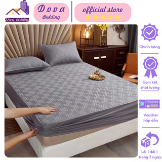  Bộ ga gối phi lụa trần bông chất liệu thoáng mát thấm hút mồ hôi tốt Bộ 3 món ga giường bọc đệm phi lụa cho mùa hè 