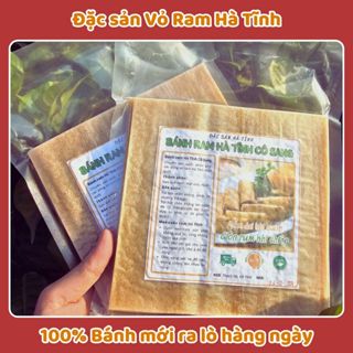  Bánh tráng cuốn chả giò Hà Tĩnh - Bánh tráng cuốn ram Hà Tĩnh  500g  - Loại NGON - Hút Chân Không 