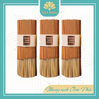  Combo 3 Bó Nhang Trầm Hương Tự Nhiên ~1kg khoảng 700 nén nhang thơm ngọt sạch an toàn cho sức khoẻ 