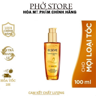 Dầu Dưỡng Tóc Loreal Tinh Dầu Hoa Tự Nhiên Elseve Extraordinary Oil L'Oréal Paris 100ml