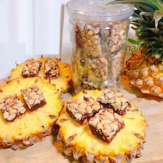 ( Hàng xá ) 1 Kg Kẹo khóm đậu phộng Tân Phước nhà làm