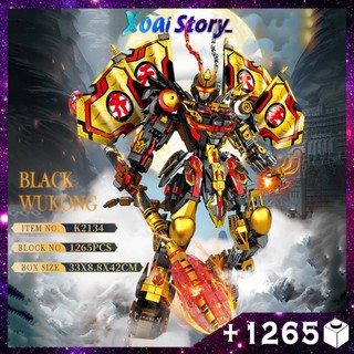  Đồ chơi lắp ráp mô hình robot Black Wukong size lớn+1265 chi tiết 