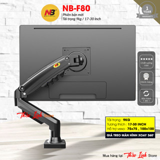 Giá Treo Màn Hình NB-F80 Phiên Bản Mới- Tải Trọng 9Kg - Hỗ Trợ Màn 17-30 Inch