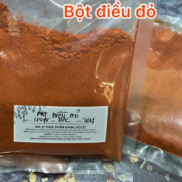 [chay/mặn]Bột điều đỏ (từ 100gr)