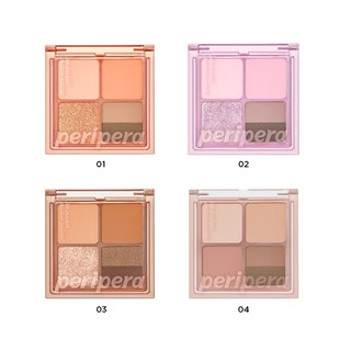 Phấn Mắt 4 màu Peripera Ink Pocket Shadow Palette (6.4g)