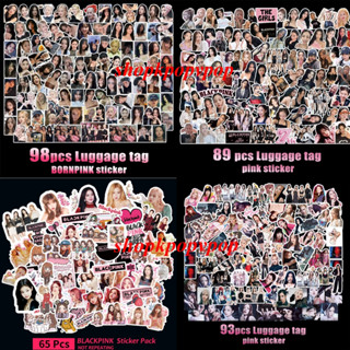 Set 89-98 Sticker Black pink 8th Anniversary Our Area / 7th The Girls / Shut Down Chống Nước