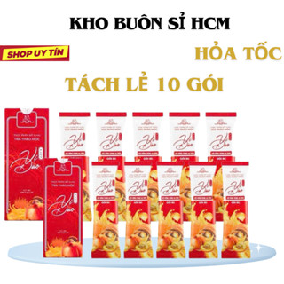 [ TÁCH LẺ] 2 Hộp Nhỏ (10 gói) Trà Giảm Cân Vị Đào Nguyễn Huỳnh Như