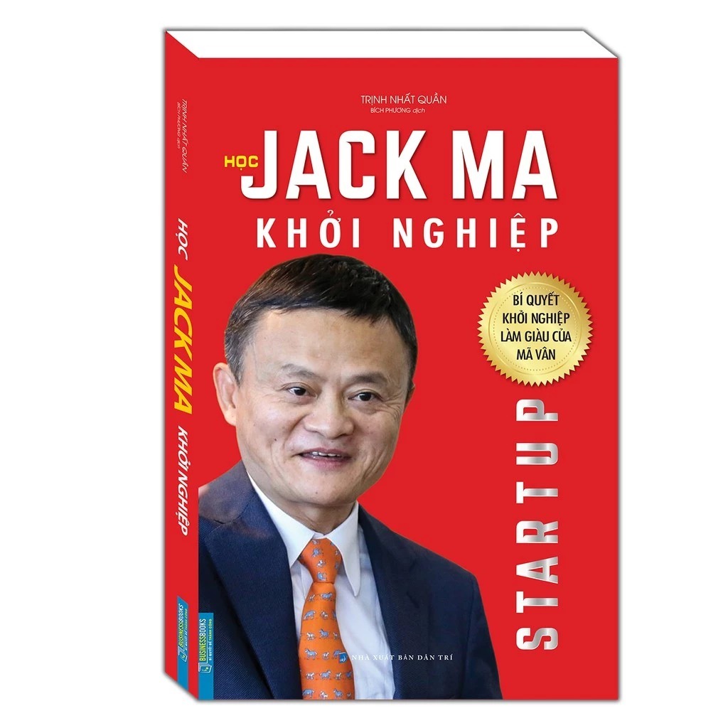 Sách - Học Jack Ma khởi nghiệp (bìa mềm)