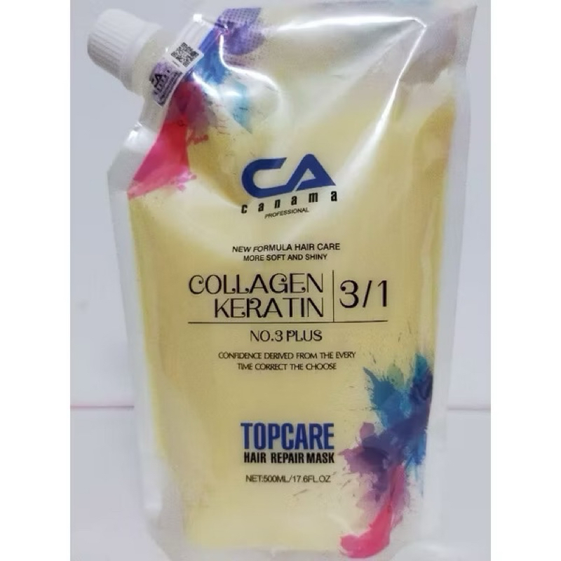 CA CANAMA Kem Phục Hồi Tóc Keratin Collagen 3-1 (500ML
