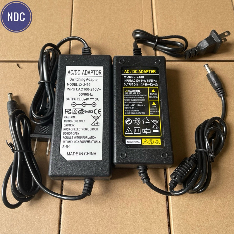 [HCM]Nguồn 24V-3A 5.5mm (JX Loại tốt) Vòm sáng, Búa nóng lạnh, Đèn led, Camera, Tay hàn