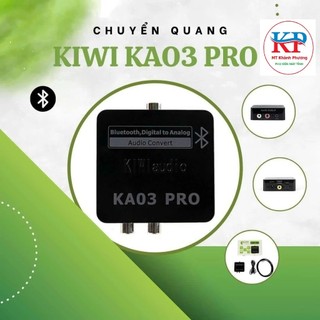  Bộ chuyển đổi âm thanh từ Optical sang Analog KIWI KA03 Pro hỗ trợ Bluetooth - Hàng chính hãng 