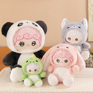 Gấu Bông Naifu Baby Three Tóc Cừu Blindbox Túi Mù Phiên Bản Thú Nhồi Bông Cosplay