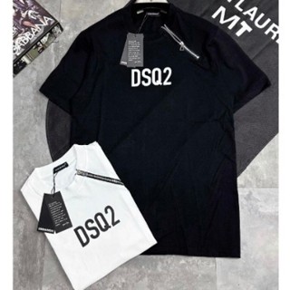 Áo Phông Nam Nữ DSQ KHÓA  - Áo Thun Nam Nữ D S Q Phối Khoá Viền Vai Phong Cách Thời Trang