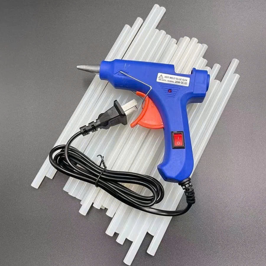 🔫 🔫 1 Máy Hot Melt Glue Gun / Súng bắn keo Nến trong 20W <Ship hoả tốc HCM>