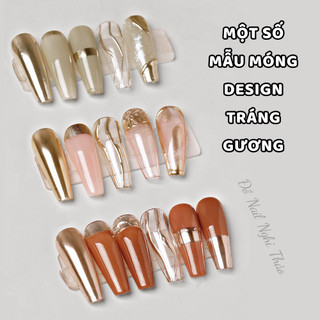 Bột tráng gương trang trí móng set 6 màu Nghi Thảo Nails