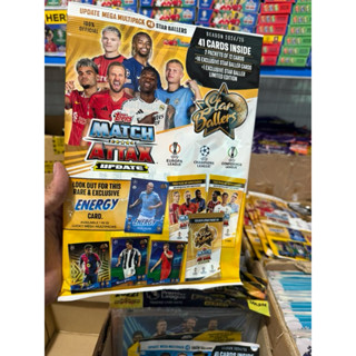 [ Update Multipack #4 ]Túi Thẻ Cầu Thủ Bóng Đá Match Attax Update Mega Multipack #4 Star Ballers 2024/25 24/25 (41 Thẻ)