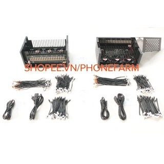 BOX PHONE FARM 20 PORT FULL PHỤ KIỆN A20 2025 [ LOẠI THÔNG DỤNG ]