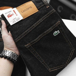 Quần jean nam cá sấu thêu  cao cấp jean vải dày chất lượng hàng bền đẹp thêu đẹp như hình