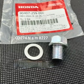 Ốc xã dầu, nhớt xe máy DREAM, WAVE, FUTURE, WINNER, CUB... zin Honda