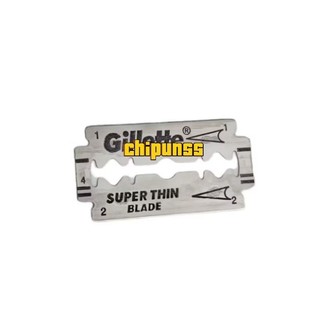 ( Hộp 100/120 Lưỡi ) Lưỡi Dao Lam Gillette Superthin - Hàng Xịn