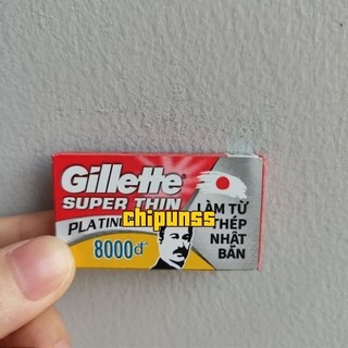 ( Hộp 100/120 Lưỡi ) Lưỡi Dao Lam Gillette Superthin - Hàng Xịn