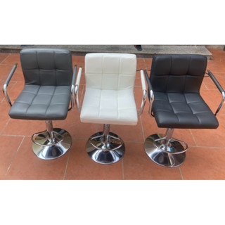  Ghế quầy bar makeup cắt tóc mặt đệm caro   loại 1   