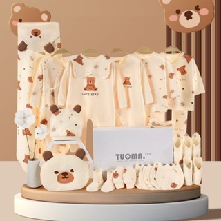 [Hỏa Tốc TpHCM] Hộp Quà Tặng Set Đồ Sơ Sinh, Quà Đầy Tháng Bé Trai Bé Gái Hình Gấu Nhỏ [59]