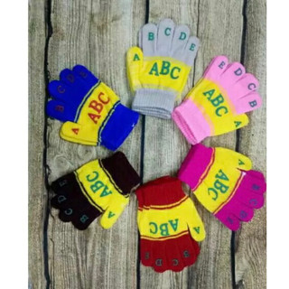 Găng tay len ABC cho bé 2 ĐÔI,gang tay len bé trai bé gái 0-4 tuổi