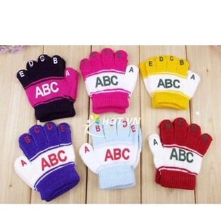 Găng tay len ABC cho bé 2 ĐÔI,gang tay len bé trai bé gái 0-4 tuổi
