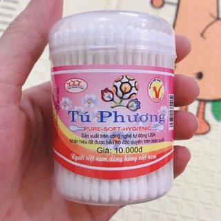 2 HỘP tăm bông Tú phương ngoáy tai Cho bé,tăm bông cho trẻ sơ sinh
