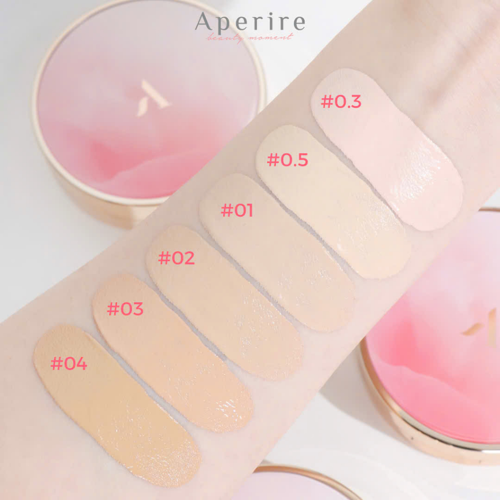 Ảnh 3 của Cushion Aperire Day Dream Cover, Sheer Breeze SPF50+/PA++++ Phấn Nước Chống Nắng Che Phủ Hoàn Hảo