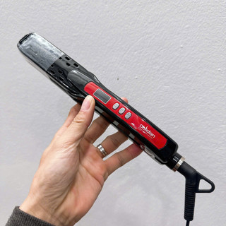 Máy là  tóc bản thẳng SAHALA OBSIDIAN cao cấp đỏ đen